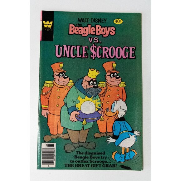 Walt Disney Beagle Boys Vs. Uncle $crooge Comic Book Whitman 1979 - Picture 1 of 13